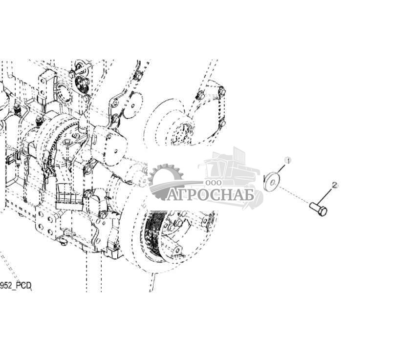 5297 Auxiliary Drive Hardware 